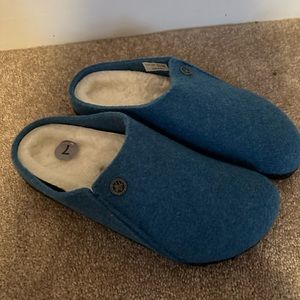 Teal blue BIRKENSTOCK Slippers.